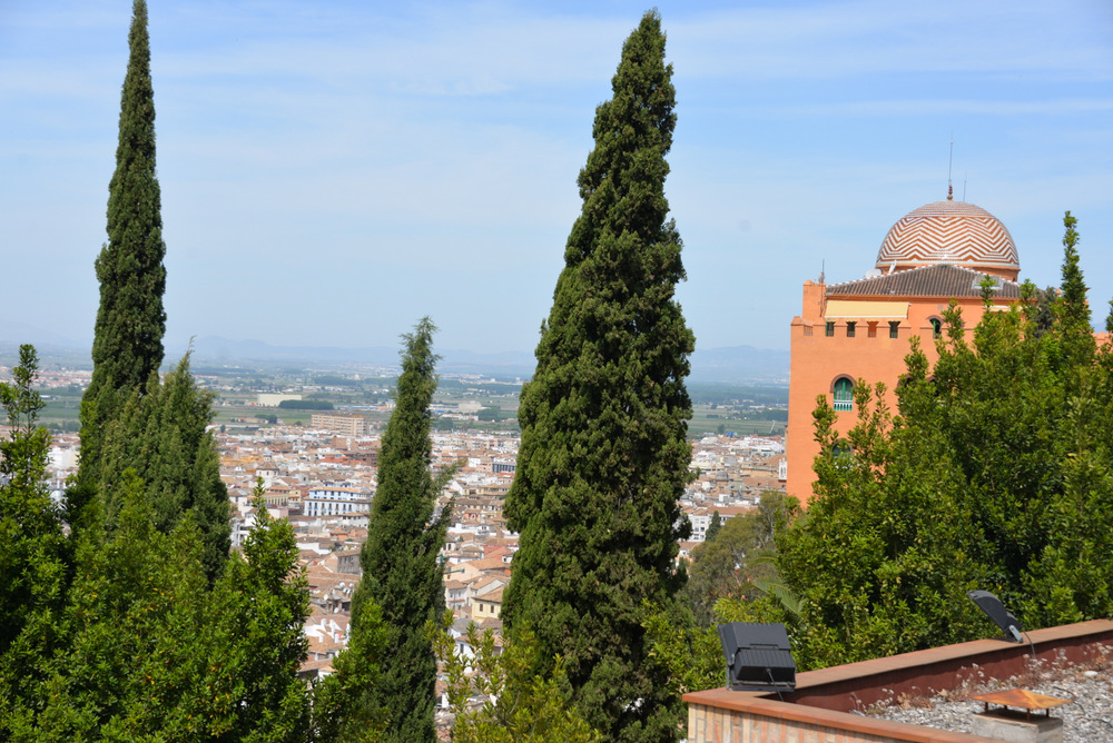 Our Hotel and View (Hotel Alhambra Palace).